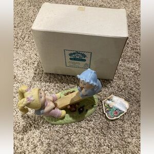 1983 Cabbage Patch Kids Fine Porcelain Playground Fun tabletop set Style No 5015